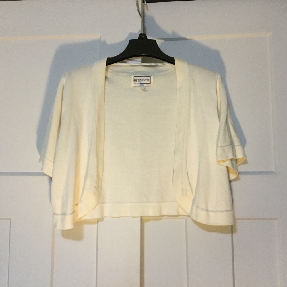 Short Cream Cardigan